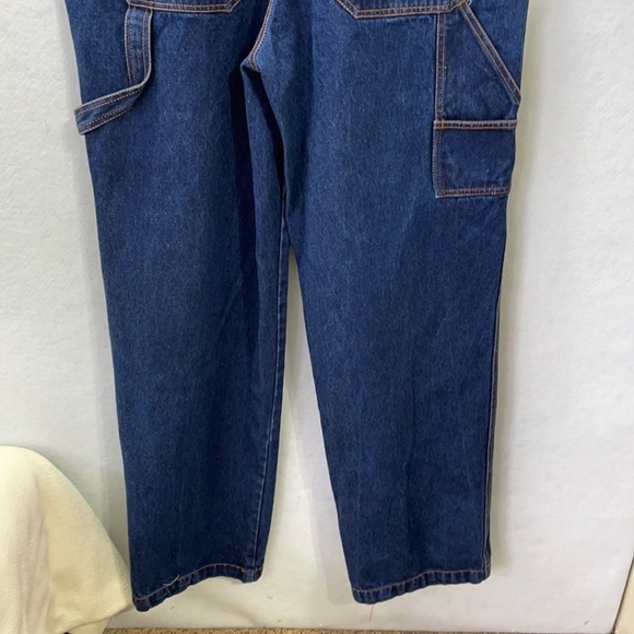 Roundy Ridge Dark Wash Carpenter Overall/Bibs - Picture 9 of 12